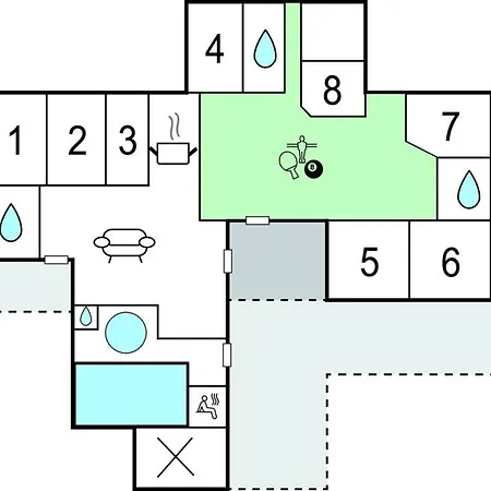 بيت للعطل Stunning In Idestrup With Sauna